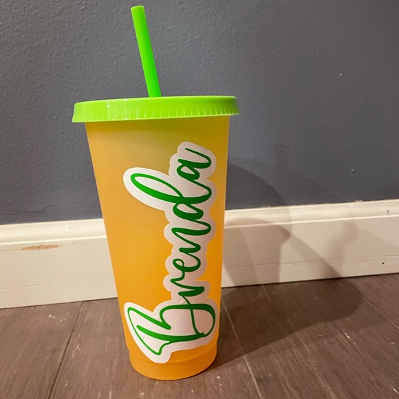 Custom Color Changing Confetti 24oz Cup/ Tumbler - Picture 3 of 12